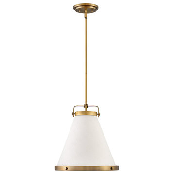 Lexi 1-Light Pendant In Lacquered Brass