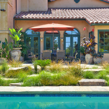 Orinda, Ca hillside auto cover pool & spa