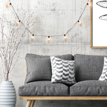 Novogratz x Globe Bristol 10-Light 10 ft. Indoor/Outdoor Plug-In String Light, D