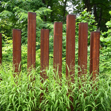 Custom corten steel screen
