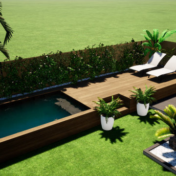 Projet OP - Piscine semi enterrée