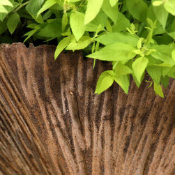 Striated Planter Detail - Outdoor Pots And Planters