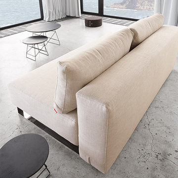 Innovation USA | Supremax Sleek Excess Lounger | Natural Khaki Sofa -$1970.59