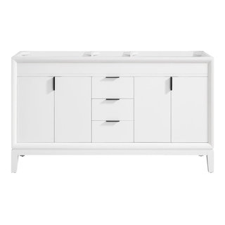 Avanity Emma 60" Vanity Only, Dove Gray - Transitional - Bathroom ...
