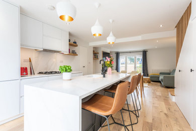 Open space kitchen & living room