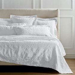 Resort Scroll Matelasse Bedding - Bedding