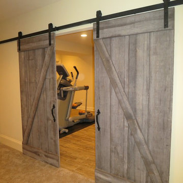 Rustic Basement Remodel
