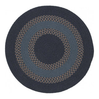Colonial Mills Rug Corsair Banded Round Blue Round, 14X14 ...