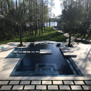 367 - Luxurious Pool with Fire Balls and Infinity Edge