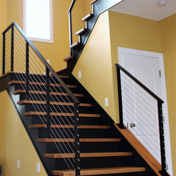 Indoor Cable Rail for Wood Stairs