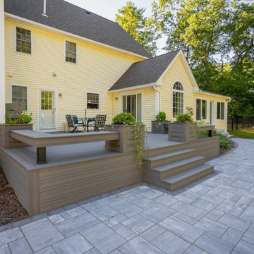 Merrimack Deck w/ Benches & Flower Boxes