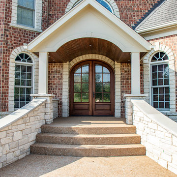 Outdoor Screen Room, Deck, and Front Entrance