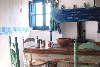 This is an example of a country kitchen in Other.