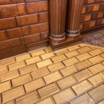 White Oak Quartered brick pattern