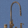 Waterstone Positive Lock Pulldown Kitchen Faucet-4 Piece Suite - 5400-4-01