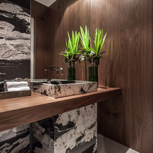 smaller bathrooms/powder rooms