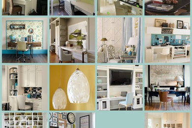 Trendy home office photo in Other