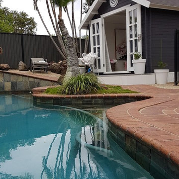 Relax by the pool side
