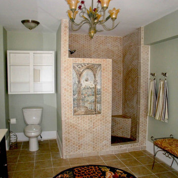 Countryside Bathroom Mosaic Backsplash