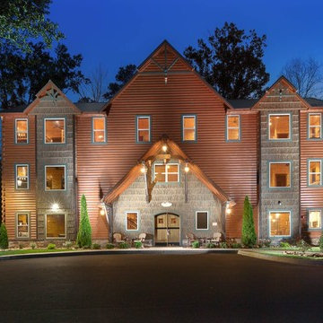 Big Oak Lodge | BarkClad BarkSiding