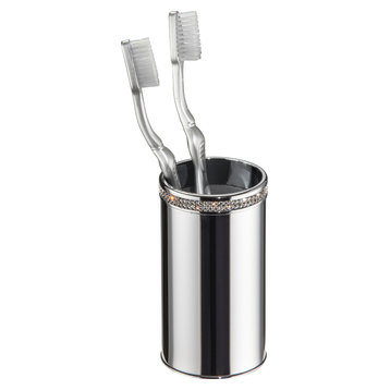 Pomd'or Ten TRIANGLE Modern Wall-Mounted Toothbrush Holder Polished Chrome 