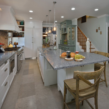 Kitchen Island and Butler's Pantry