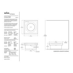 Solus Fire Pit Spec - Elevated Halo 36, Electronic Start, Natural Gas/Propane - Fire Pits