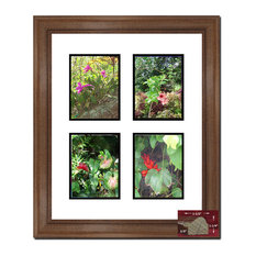 Light Walnut 4 Opening, 4x6 Picture Frame