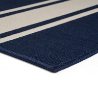 Julia Outdoor Stripe Area Rug, 5'3"x7"