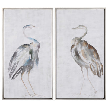 Uttermost Summer Birds Framed Art, Set of 2