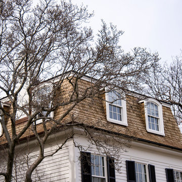 Cedar Shake Shingles with Copper Flashings
