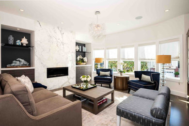 Inspiration for a living room remodel in Los Angeles