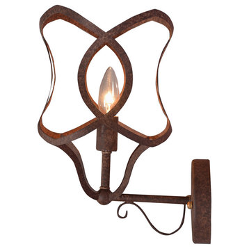 Wall Sconce in Antique Iron