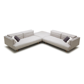 K&D Tyra Fabric Sectional