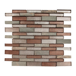 Linear Glass Mosaics - Mosaic Tile
