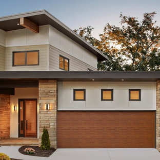 Design ideas for a medium sized modern attached double garage in Atlanta.