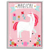 Stupell Industries Magical Colorful Unicorn, 11 x 14