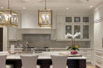 Kitchen - mid-century modern kitchen idea in Other