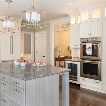 Bedford, MA New Construction Coastal Kitchen