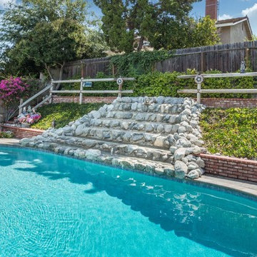 Laguna Hills Pool with Water Fall