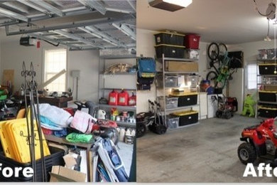 Inspiration for a large industrial attached shed remodel in Other