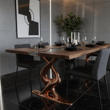 The Charcoal Shadow | Luxury Walnut Dining Table | Sydney