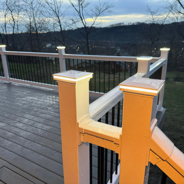 Illuminated Composite Deck & Stairway