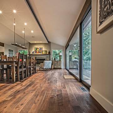 Home Flooring: Salvaged Walnut Lumber