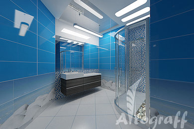 Ванные комнаты в квартире на Ключевской