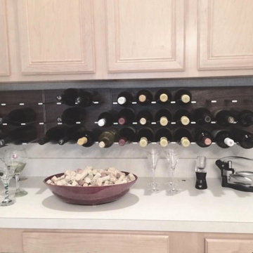 Stylish wine racks - STACT wine wall system