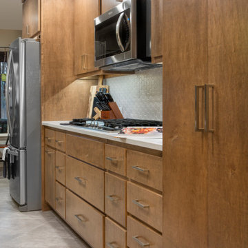 A Classic 1960’s Galley Kitchen Gets a Mid-Century Modern Upgrade