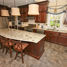 Alaskan White Granite Kitchen