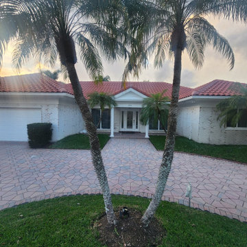 Front of home - German smear