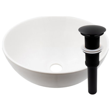 Miseno MVS-NP-208206 12-5/8" Circular Porcelain Vessel Bathroom - Polished